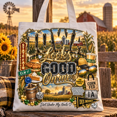 Iowa Looks Good On Me Tote Bag